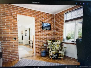 Renovering med frilagd tegelvägg